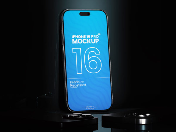 iPhone 16 Pro Max Free Mockups