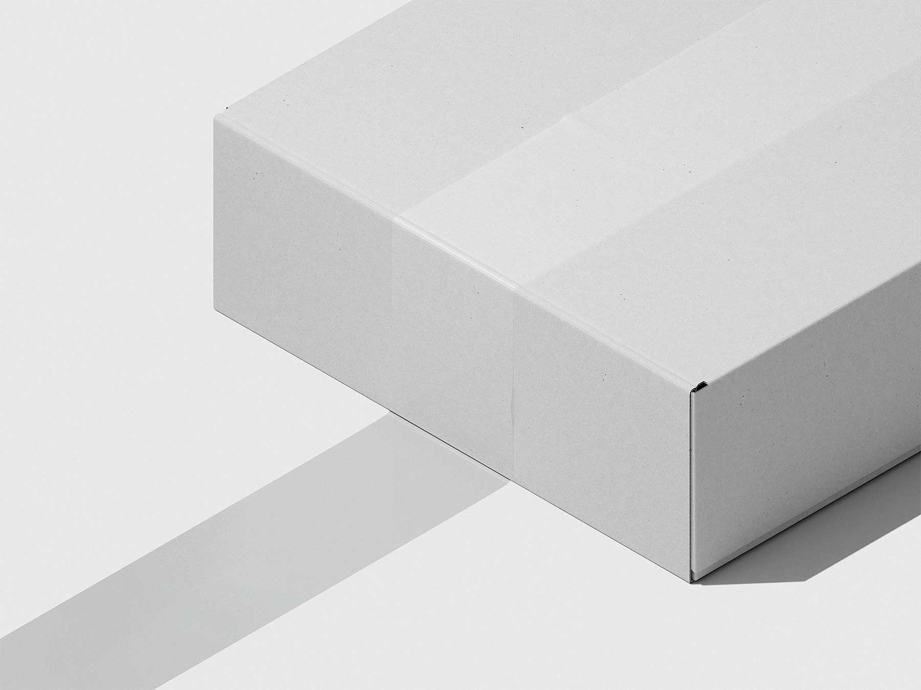 Free Box with Duct Tape Branding Mockup