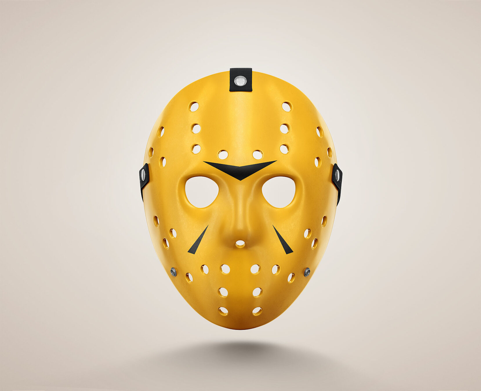 Free Hockey Face Mask Mockup