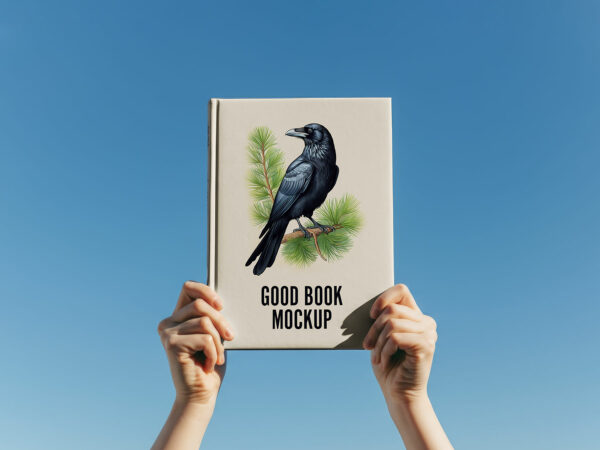 Hard Cover Book Mockup