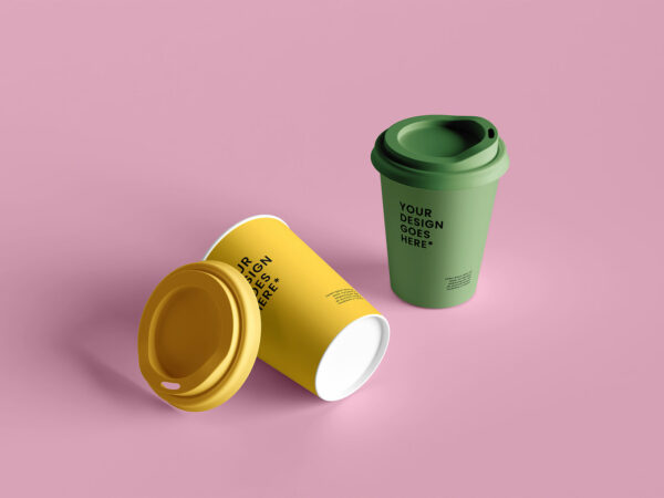 Paper Cup Free PSD Mockup