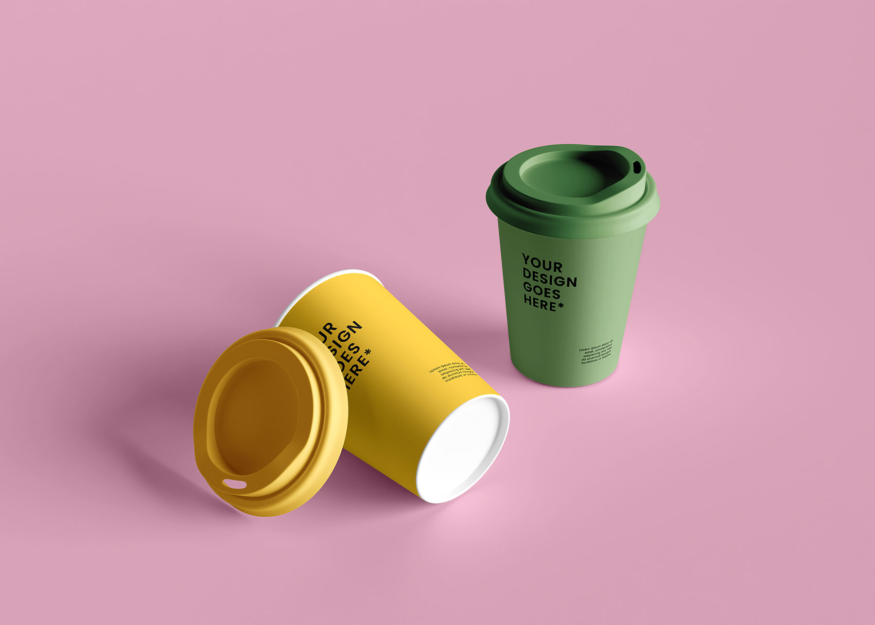 Paper Cup Free PSD Mockup