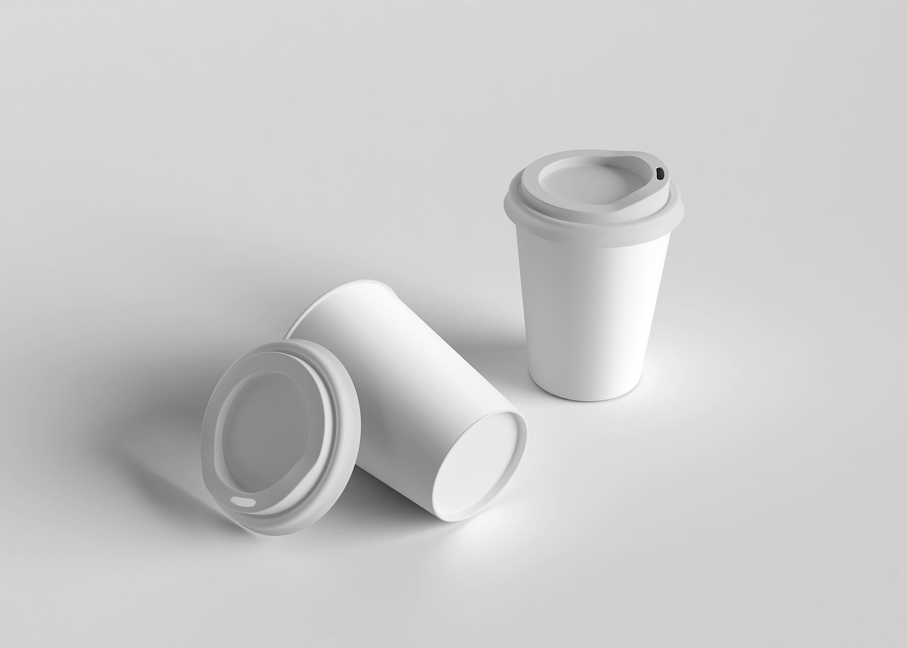 Paper Cup Free PSD Mockup