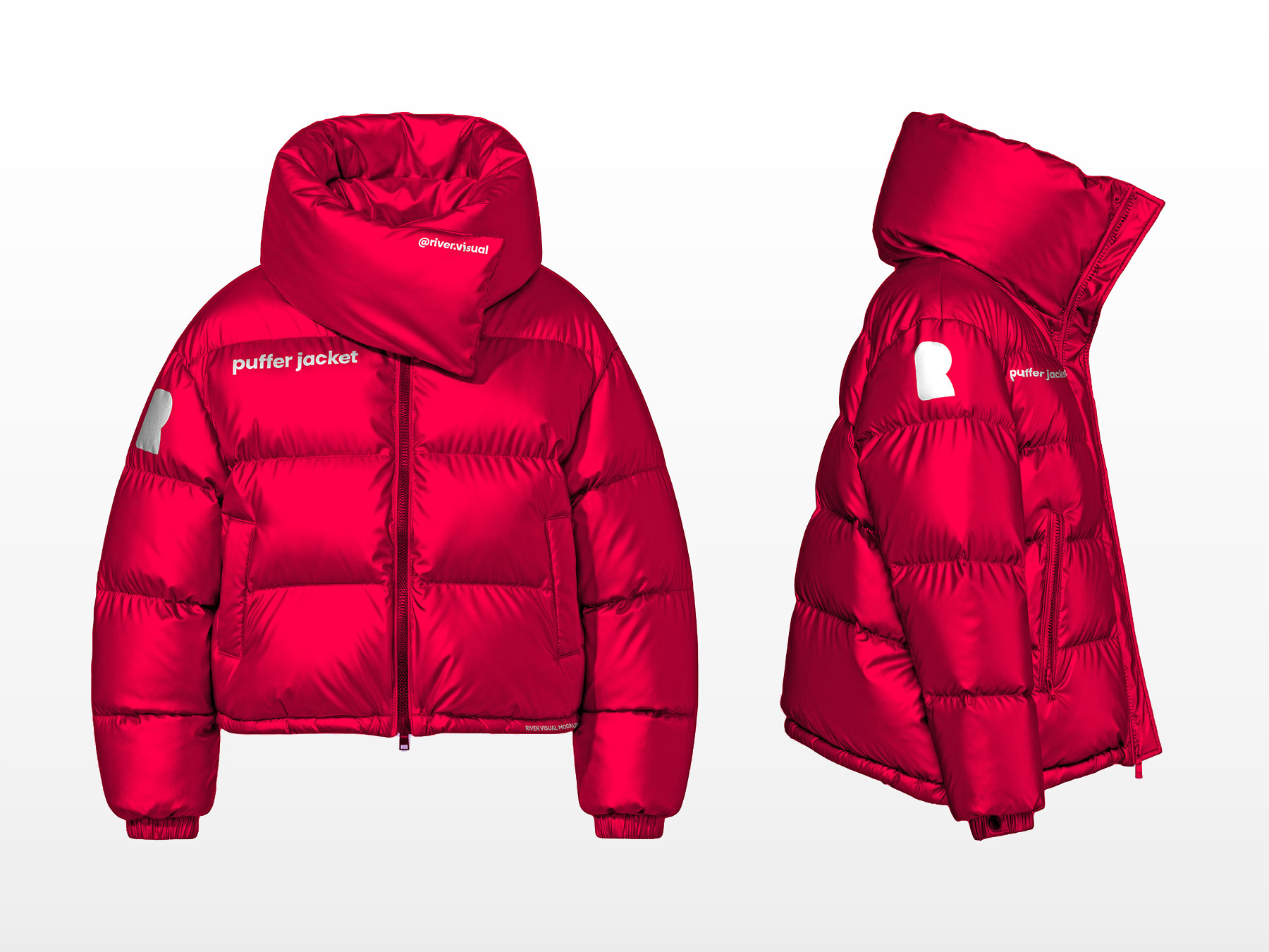 Puffer Jacket Free Mockup