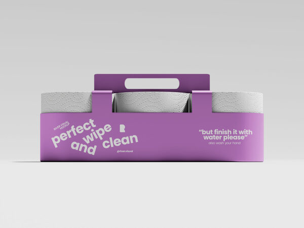 Toilet Paper Packaging Mockup