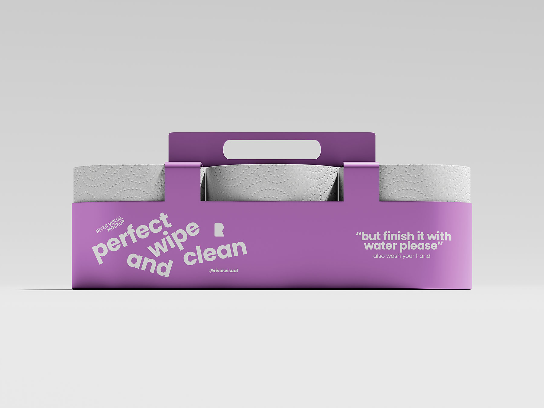 Toilet Paper Packaging Mockup