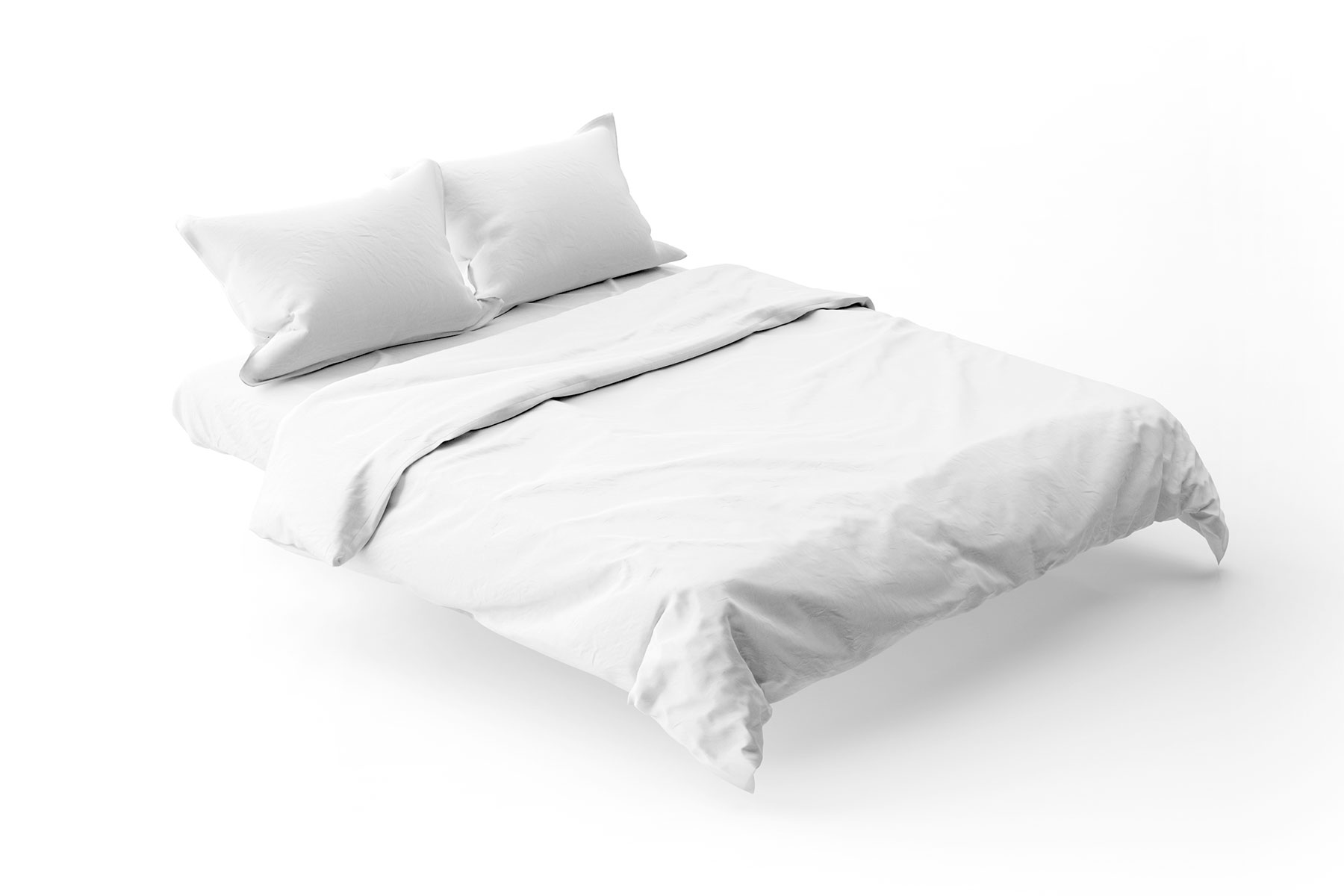 Bedding Mockup Minimalist Scene