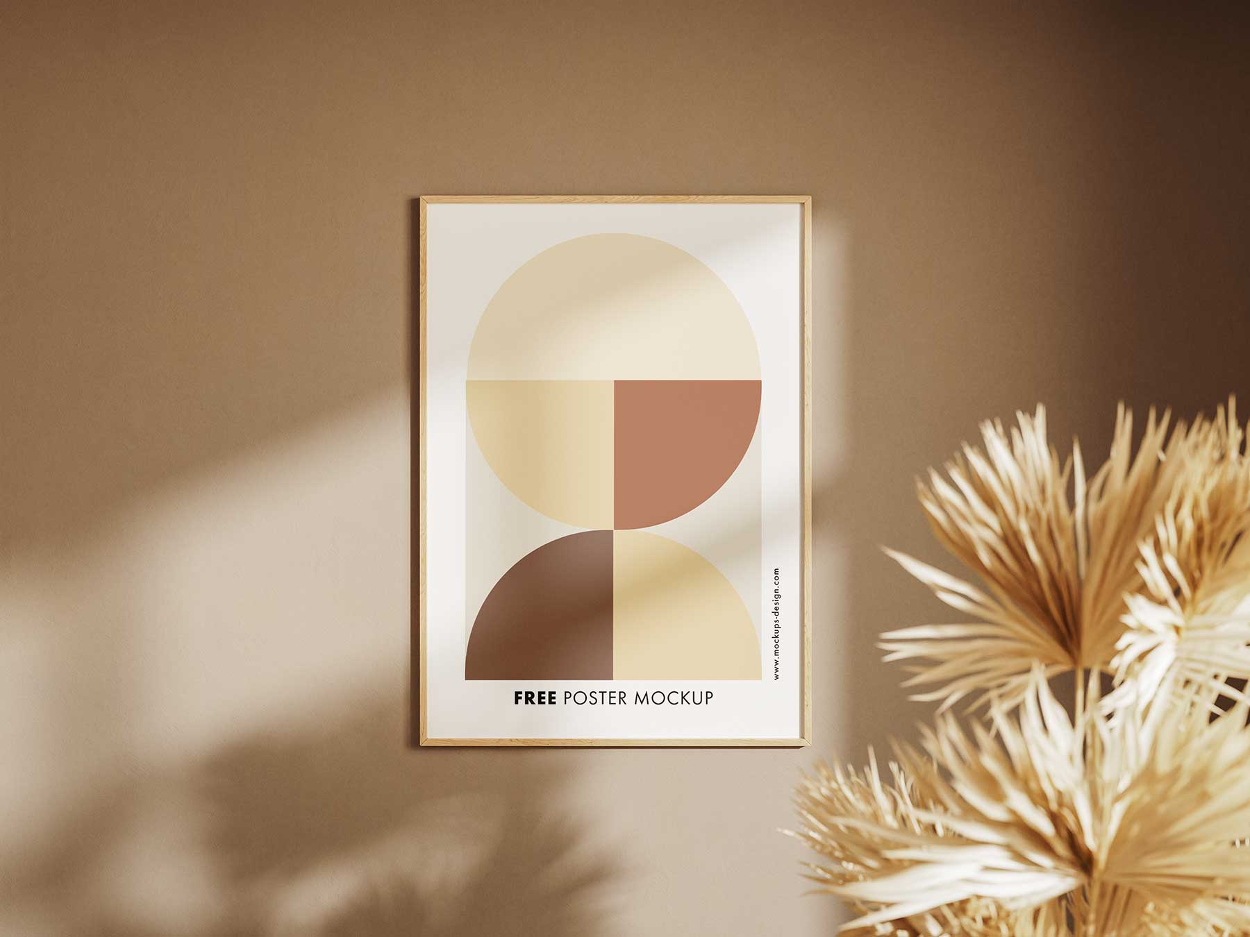 Poster Free Mockups in Cozy Living Room