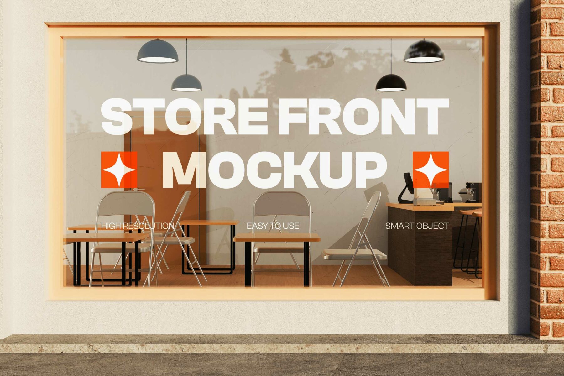 Store Front Free Mockup